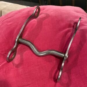 Small arch curb bit stamped American